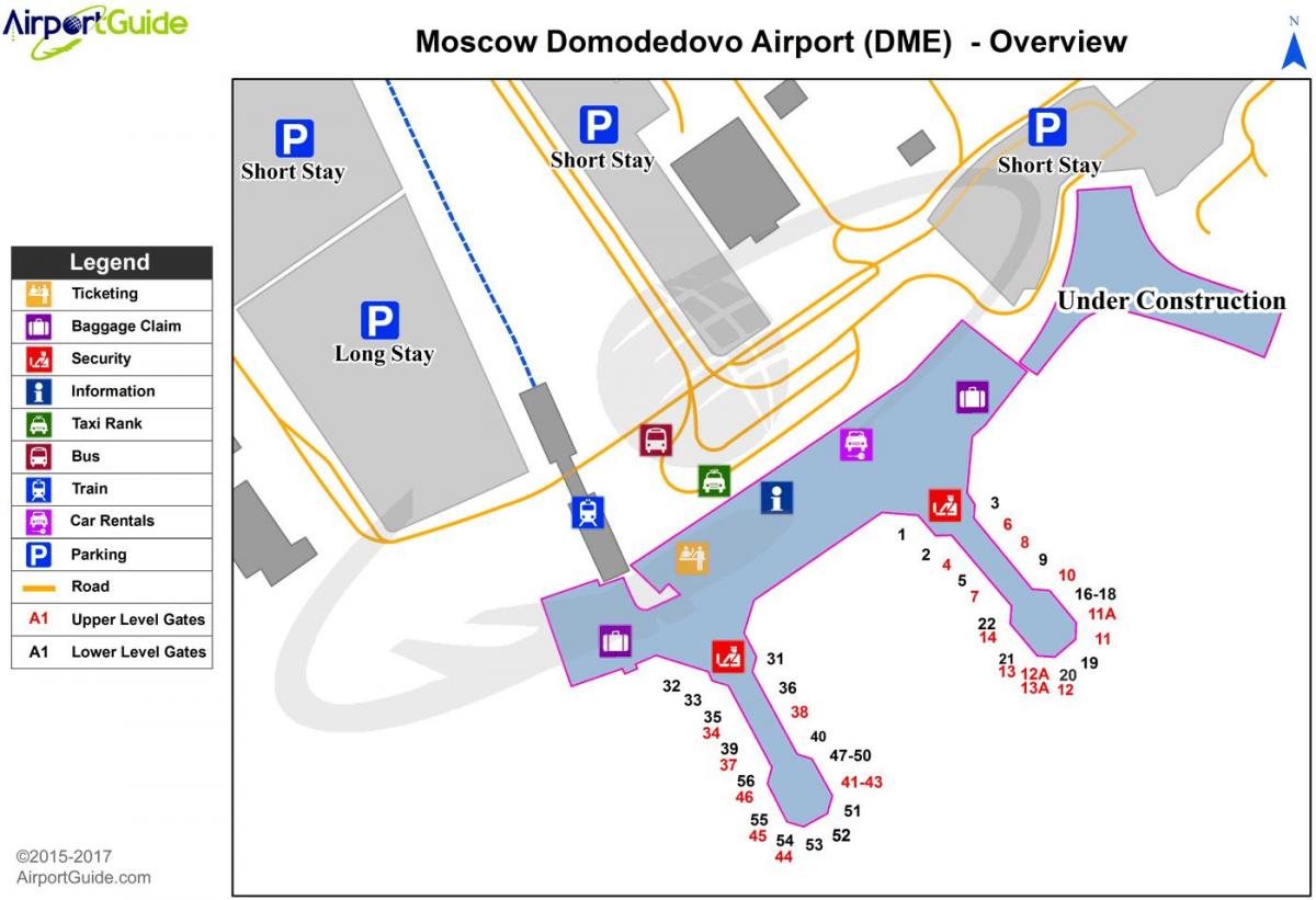 지도 DME 공항
