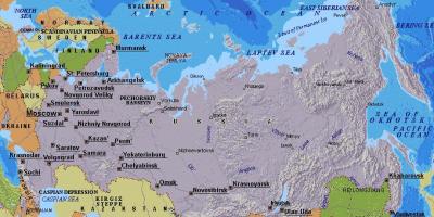 지도의 러시아 모스크바