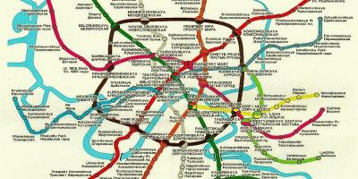 모스크바철도 지도