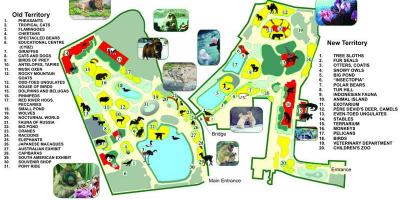 지도 모스크바의 동물원